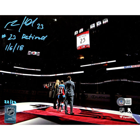 Milan Hejduk Autographed/Signed Colorado Avalanche 8x10 Photo Insc Beckett 51401