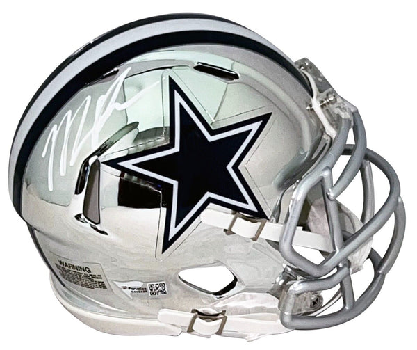 MICAH PARSONS SIGNED DALLAS COWBOYS CHROME SPEED MINI HELMET FANATICS – Super Sports Center