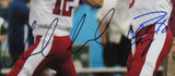 Peyton Manning HOF/Andrew Luck Dual-Autographed 11x14 Photo JSA