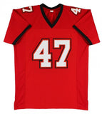 John Lynch Signed Tampa Bay Buccaneers Red Jersey (Beckett) Bucs 1993-2003