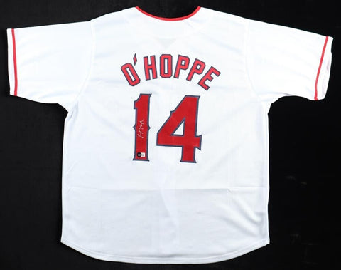 Logan O'Hoppe Signed Los Angeles Angels Jersey (Beckett) 2023 L A Rookie Catcher