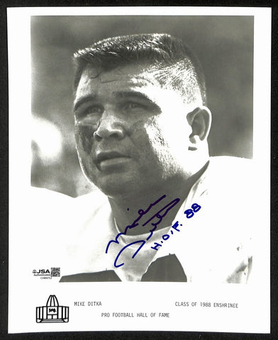 Mike Ditka Official Pro Football HOF Auto/Signed 8x10 Photo JSA BA201979