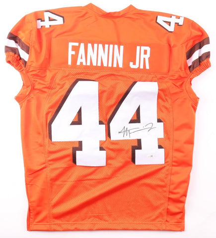 Harold Fannin Jr Signed Cleveland Browns Pro Cut Jersey (JSA) 2025 Draft Pck/ TE