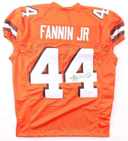 Harold Fannin Jr Signed Cleveland Browns Pro Cut Jersey (JSA) 2025 Draft Pck/ TE