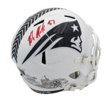 Rob Gronkowski Signed New England Patriots Speed Full Size STS 3 NFL Helmet