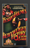 Mike Tyson Signed Framed Everlast Boxing Glove Display / Tyson vs. Holmes Poster