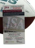 Jason Peters Signed/Inscribed Philadelphia Eagles Logo Football JSA 167008