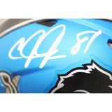 Calvin Johnson Autographed Detroit Lions 24 Alt Mini Helmet Beckett WIT 51770