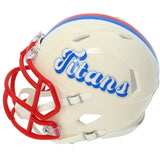 Bruce Matthews Autographed "HOF 07" Titans RETRO Speed Mini Helmet Beckett