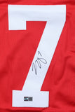 Jordan Hancock Signed Ohio State Buckeyes Home Jersey (T.S.E.) Buffalo Bills D.B