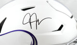 Justin Jefferson Signed Vikings F/S Alt 24 SpeedFlex Helmet - Beckett W Holo