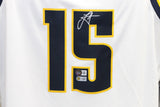 Nikola Jokic Autographed Denver Nuggets Nike White Jersey Beckett 42462