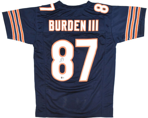 Luther Burden Autographed Blue Pro Style Jersey - Beckett W Hologram *Black