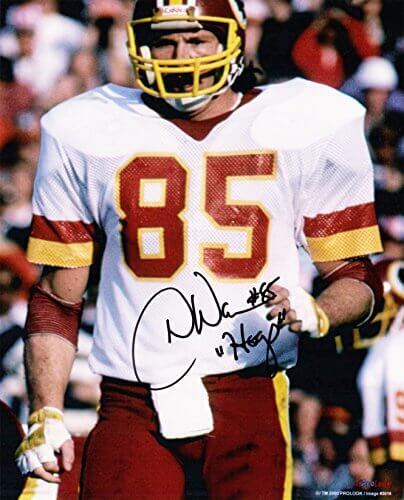Don Warren Signed Redskins 8x10 Photo w/Hogs
