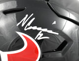 Nico Collins Autographed Houston Texans F/S Speedflex Helmet - Beckett W Holo