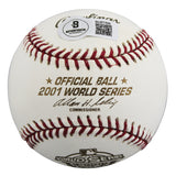 D-Backs Mark Grace Signed 2001 World Series Logo OML Baseball BAS #BU87498
