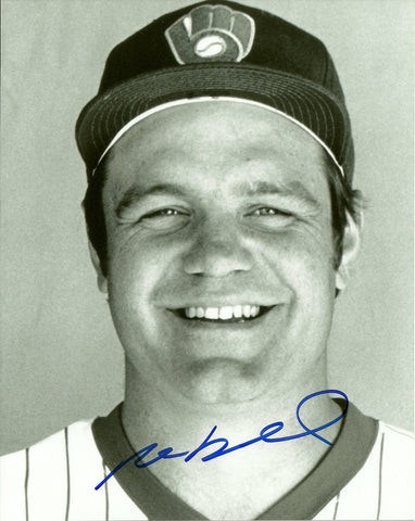 1982 Milwaukee Brewers MARK BROUHARD Signed 8x10 Photo #1 AUTO