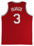 Steve Francis Authentic Signed Red Pro Style Jersey Autographed BAS Witnessed
