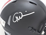 GARRETT WILSON AUTOGRAPHED OHIO STATE BLACK SPEED MINI HELMET FANATICS 216717