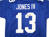 SEATTLE SEAHAWKS ERNEST JONES IV AUTOGRAPHED BLUE JERSEY MCS HOLO STOCK #242558