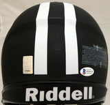 RUSSELL WILSON AUTOGRAPHED WISCONSIN ECLIPSE FULL SIZE AUTH HELMET BECKETT 18236