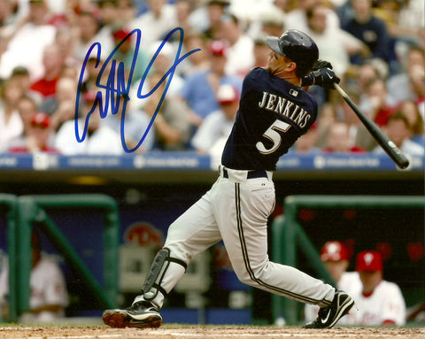 Milw Brewers Outfielder GEOFF JENKINS Signed 8x10 Photo #8 AUTO All Star