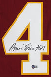 Antonio Gibson Authentic Signed Maroon Pro Style Jersey Autographed BAS Witness