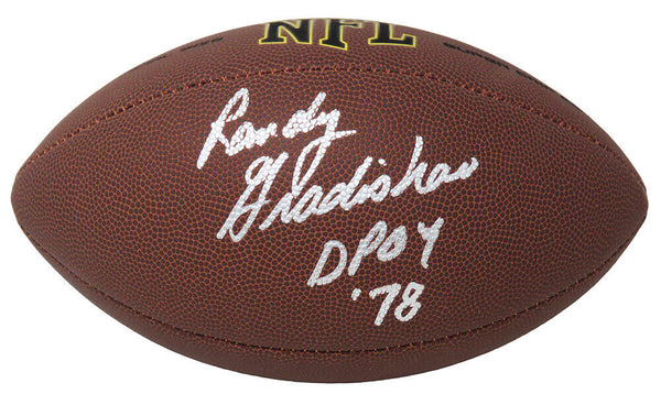 Randy Gradishar Signed Wilson Super Grip Full Size NFL Football w/DPOY'78 - SS