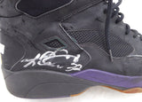 Karl Malone Autographed Game Used LA Tech Shoe Utah Jazz Beckett BAS QR #BK44635