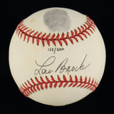 Lou Brock Signed LE NL Baseball Display w/ Thumbprint (Beckett LOA) Cardinals OF