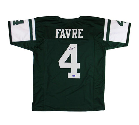 Brett Favre Signed New York Custom Green Jersey
