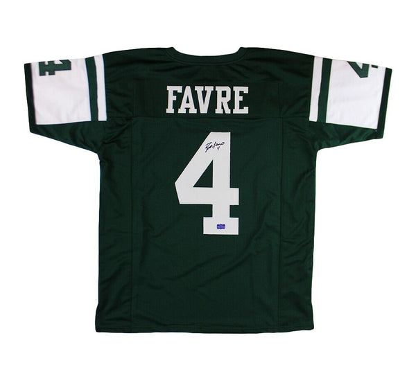 Brett Favre Signed New York Custom Green Jersey