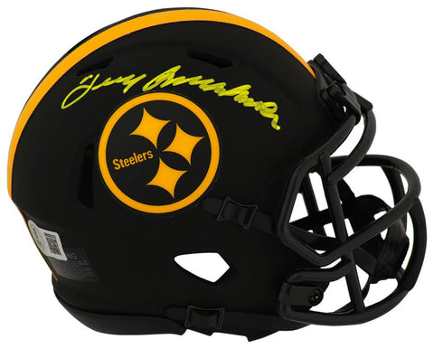 Terry Bradshaw Signed Steelers Eclipse Riddell Speed Mini Helmet - (BECKETT COA)