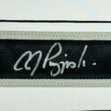 FRAMED Autographed/Signed AJ A.J. PIERZYNSKI 35x39 Pinstripe Jersey PSA COA
