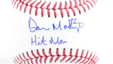 Don Mattingly Autographed Rawlings OML Baseball Hit Man - Beckett W Hologram
