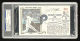 Joe Morgan Signed 1983 1st Day Cover Envelope (PSA Encapsulated) Cincinnati Reds