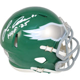 Eric Allen Autographed Philadelphia Eagles Mini Helmet TB HOF Beckett 50963