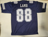 CEEDEE LAMB AUTOGRAPHED SIGNED PRO STYLE XL JERSEY w/ JSA STICKER ONLY