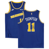 Klay Thompson Autographed Nike Warriors 2022-23 Blue Jersey Fanatics