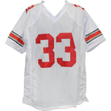 Jack Sawyer Autographed College Style XL White Jersey Beckett Witness 54014