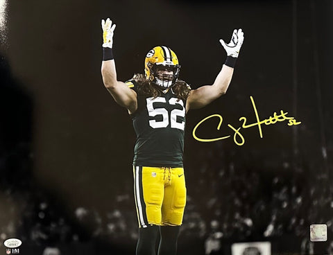 Packers Super Bowl Champ CLAY MATTHEWS Signed 16x20 Photo #3 AUTO - JSA
