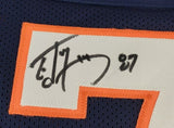 Ed McCaffrey Signed Denver Broncos Jersey (JSA COA) 3xSuper Bowl Champion W.R.