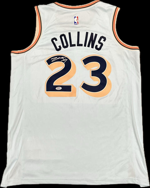 Zach Collins Signed Jersey PSA San Antonio Spurs Autographed