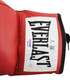 Muhammad Ali & Joe Frazier Signed Red Everlast Boxing Glove BAS LOA #AE13631