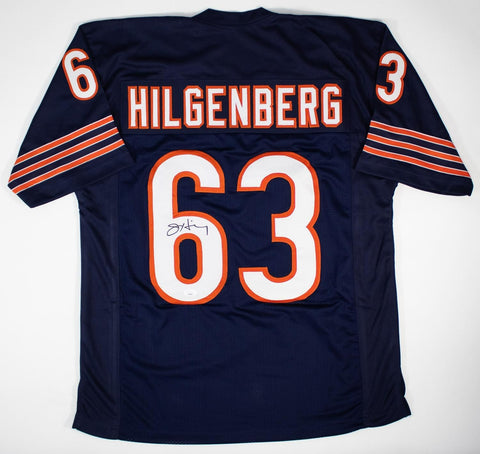 Jay Hilgenberg Signed Chicago Bears Jersey (JSA COA) Super Bowl XX Champ/ Center