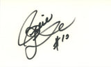 Pierre Larouche Autographed New York Rangers Index Card Beckett 45272