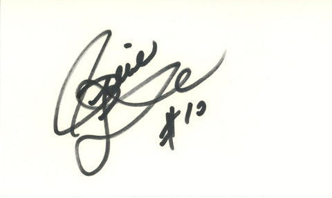 Pierre Larouche Autographed New York Rangers Index Card Beckett 45272