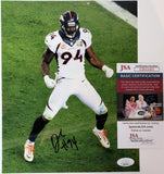 Demarcus Ware Autographed Broncos Super Bowl 50 8x10 Photo JSA COA