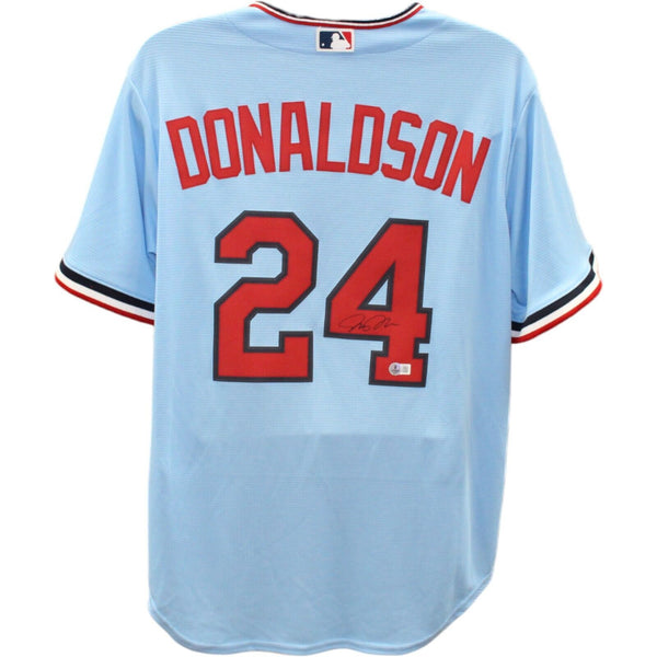 Josh Donaldson Signed Minnesota Twins Blue Nike Jersey Beckett 45982