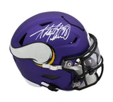 Adrian Peterson Signed Minnesota Vikings Speed Flex Mid-Size NFL Midi Helmet